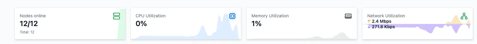 Distributed run resource usage